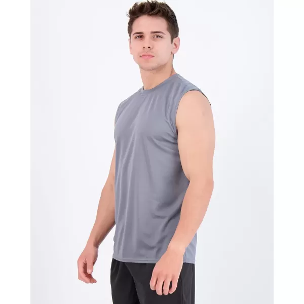 Real Essentials 5 Pack Mens Mesh Active Athletic Tech Tank Top  Workout amp Training Activewear Available in Big amp TallStandard Set 7