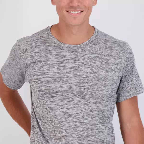 Real Essentials 5 Pack Mens Short Sleeve Dry Fit Active Crew Neck T Shirt  Athletic Running Gym Workout Tee TopsSet 11