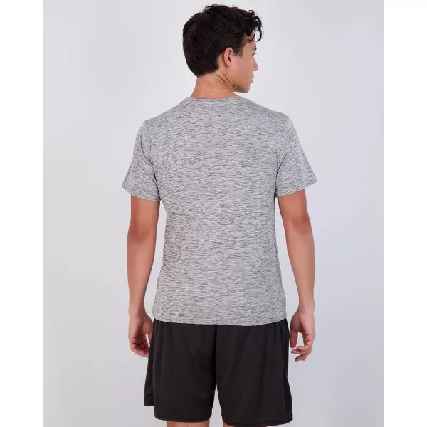 Real Essentials 5 Pack Mens Short Sleeve Dry Fit Active Crew Neck T Shirt  Athletic Running Gym Workout Tee TopsSet 11