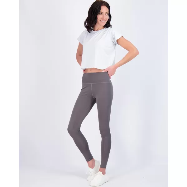 Real Essentials 5 Pack Womens Dry Fit Crop Top  Short Sleeve Crew Neck Stretch Athletic Tee Available in Plus SizeSet 2