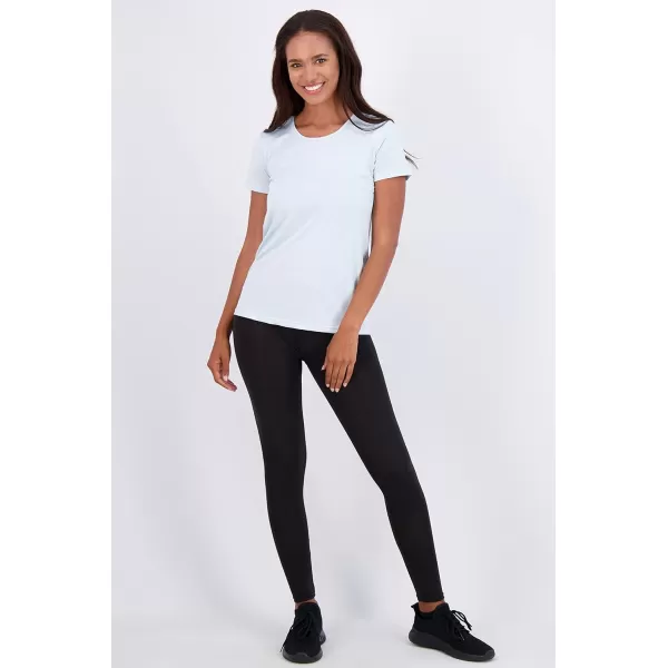 Real Essentials 5 Pack Womens Dry Fit Tech Stretch ShortSleeve Crew Neck Athletic TShirt Available in Plus SizeSet 10