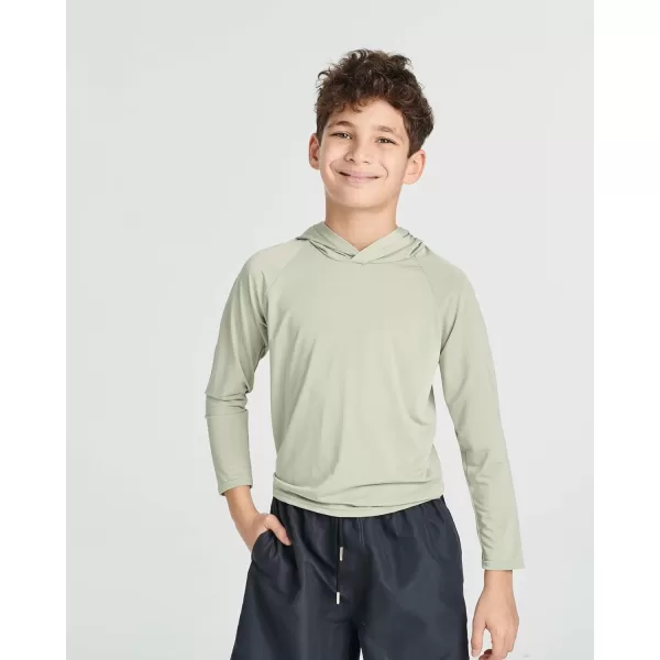 Real Essentials Boys Rashguard HoodieSet 1
