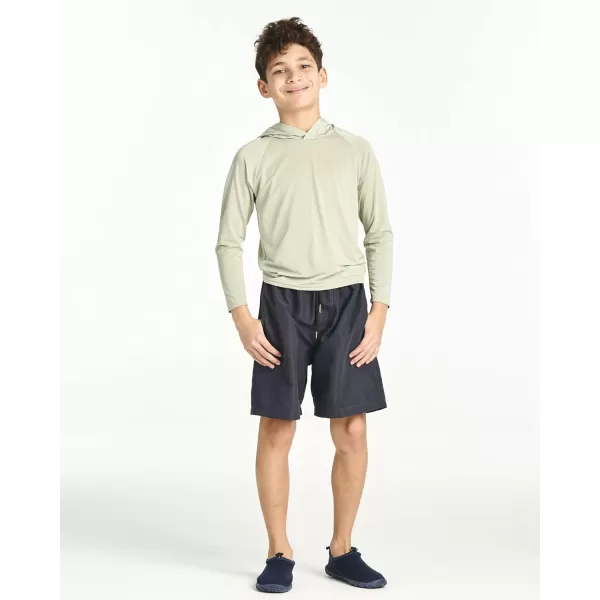 Real Essentials Boys Rashguard HoodieSet 1