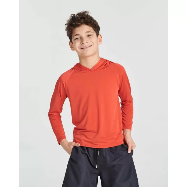 Real Essentials Boys Rashguard HoodieSet 4