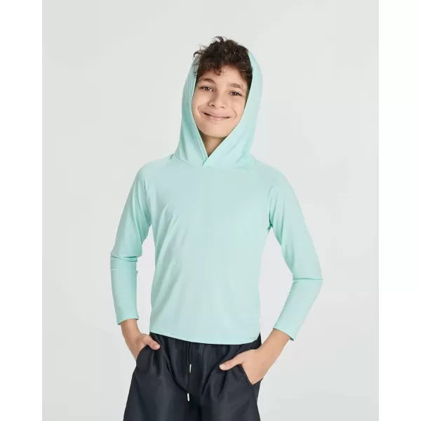 Real Essentials Boys Rashguard HoodieSet 7