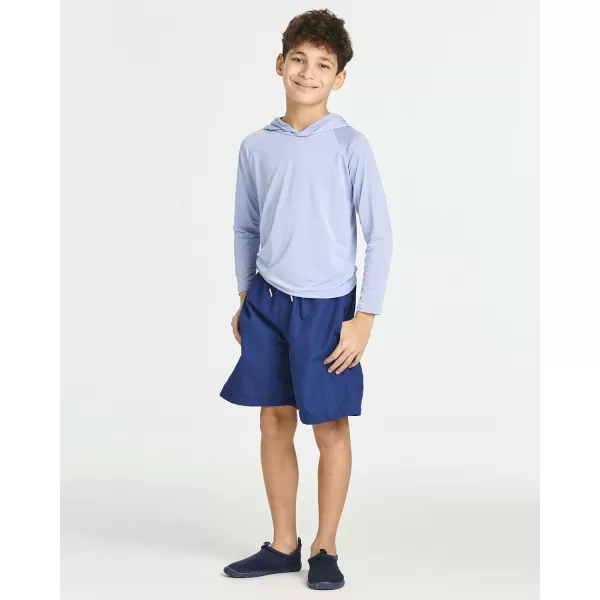 Real Essentials Boys Rashguard HoodieSet 8