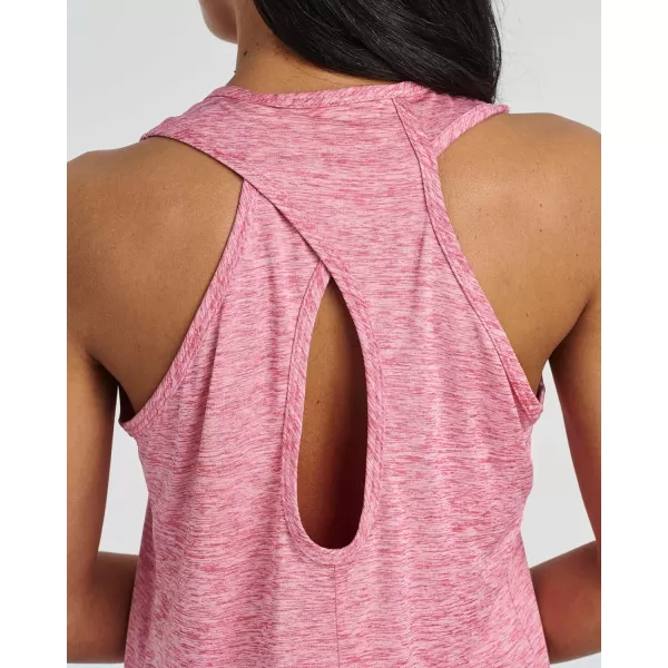 Real Essentials Ladies Active Keyhole Back Tank TopSet 2