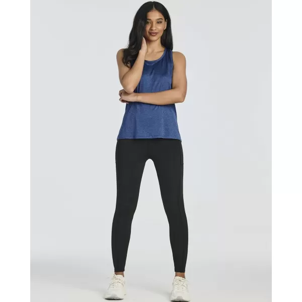 Real Essentials Ladies Active Keyhole Back Tank TopSet 2