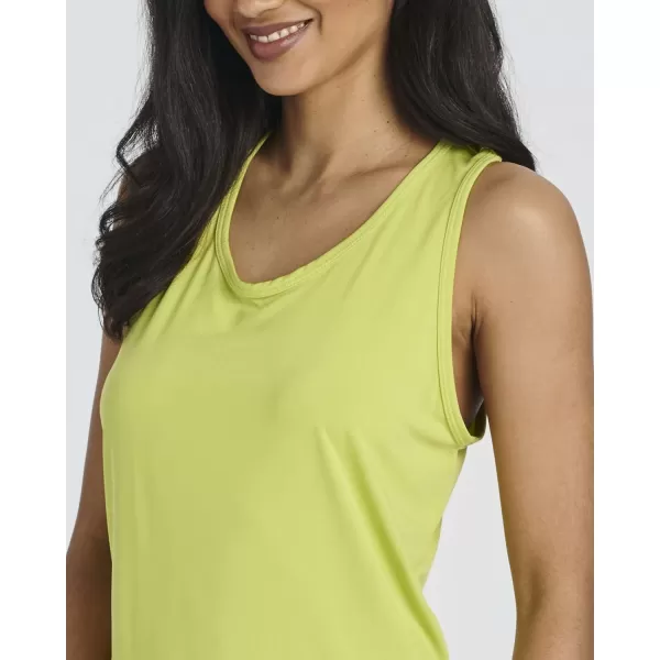 Real Essentials Ladies Active Keyhole Back Tank TopSet 3