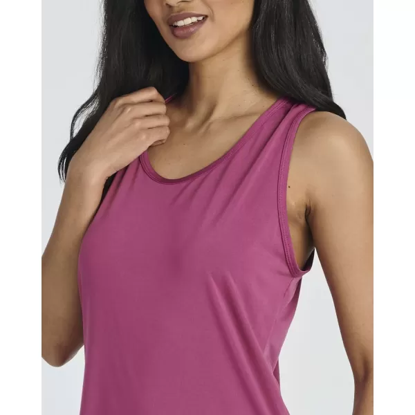 Real Essentials Ladies Active Keyhole Back Tank TopSet 4