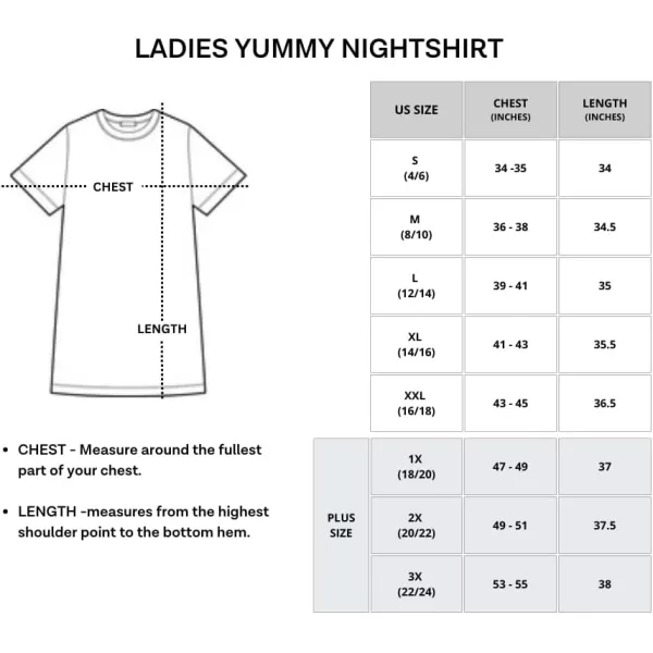 Real Essentials Ladies Yummy SS Henley NightshirtPlus Size Set 2