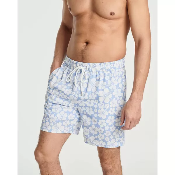 Real Essentials Mens 2 in 1 Flat Front Swim ShortsSet 2