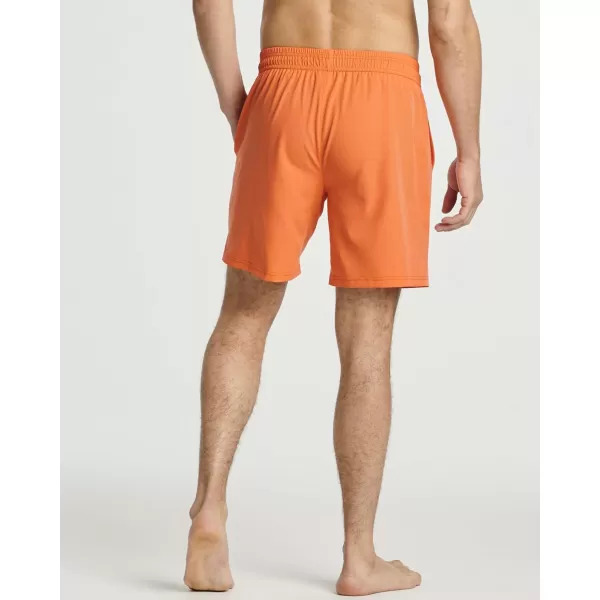 Real Essentials Mens 2 in 1 Flat Front Swim ShortsSet 2