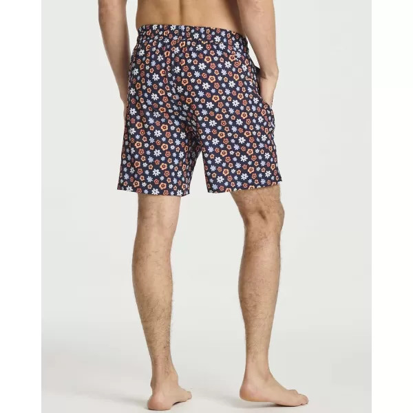 Real Essentials Mens 2 in 1 Flat Front Swim ShortsSet 5