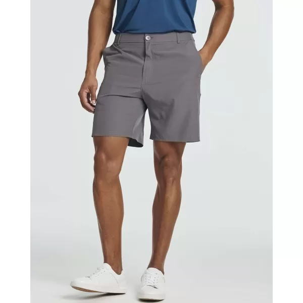 Real Essentials Mens 7 Golf ShortsSet 1
