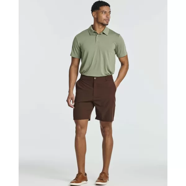 Real Essentials Mens 7 Golf ShortsSet 3