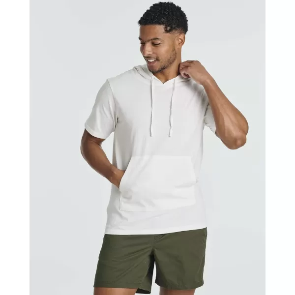 Real Essentials Mens Cotton Jersey Short Sleeve HoodieSet 1
