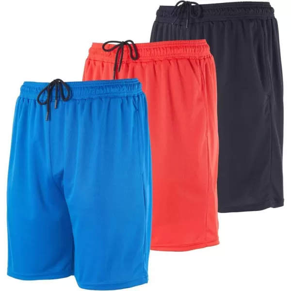 3 Pack Mens 2 in 1 DryFit 7 Running Shorts with Compression Liner Pockets  Workout Gym Available in Big  TallSet 4