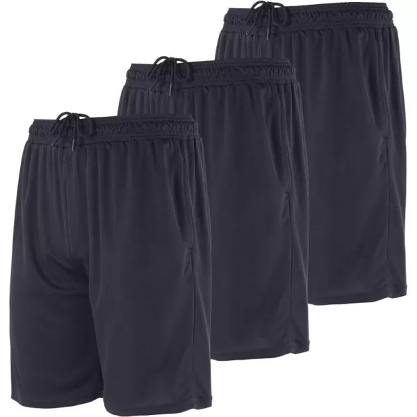 3 Pack Mens 2 in 1 DryFit 7 Running Shorts with Compression Liner Pockets  Workout Gym Available in Big  TallSet 8