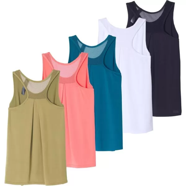 Ladies Active Mesh Insert Tank TopSet 7