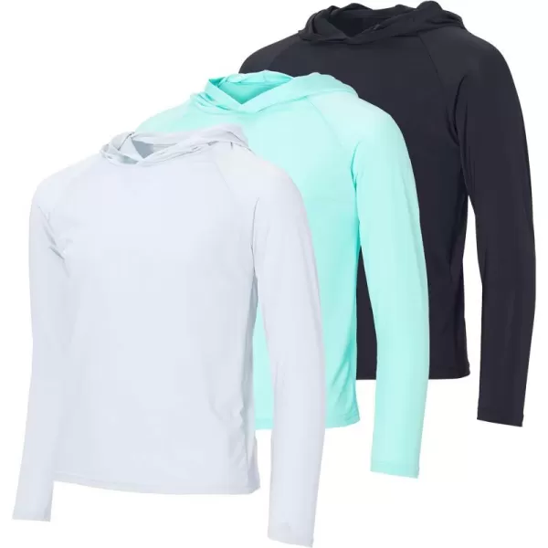 Real Essentials Boys Rashguard HoodieSet 7