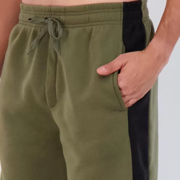Real Essentials 3 Pack Mens 9quot Fleece Casual Lounge Athletic ShortsRegular ampamp BigTall SizesSet 5