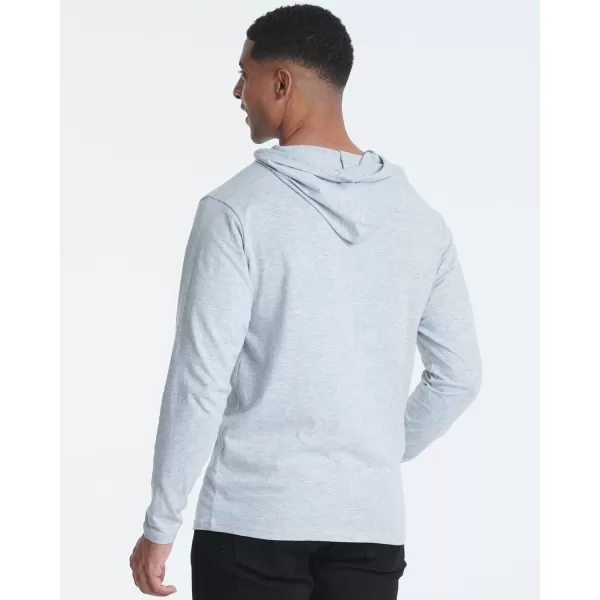 Real Essentials 3 Pack Mens Cotton Lightweight Casual Pullover Drawstring Hoodie With Pocket Available In Big ampamp TallSet 2