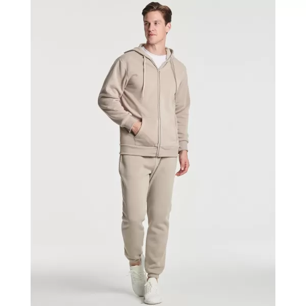 Real Essentials 3 Pack Mens Fleece Elastic Bottom Jogger Sweatpants with Pockets Available in Big ampamp TallSet 6