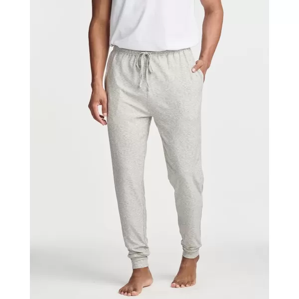 Real Essentials 3 Pack Mens Soft Lounge Sleep Joggers  Pajama Pants Drawstring ampamp Pockets Available in Big ampamp TallSet 1