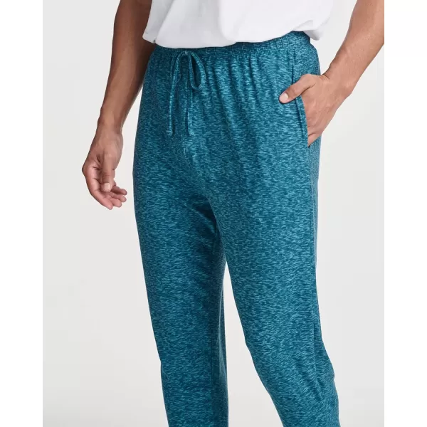 Real Essentials 3 Pack Mens Soft Lounge Sleep Joggers  Pajama Pants Drawstring ampamp Pockets Available in Big ampamp TallSet 3