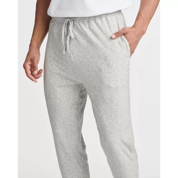 Real Essentials 3 Pack Mens Soft Lounge Sleep Joggers  Pajama Pants Drawstring ampamp Pockets Available in Big ampamp TallSet 5