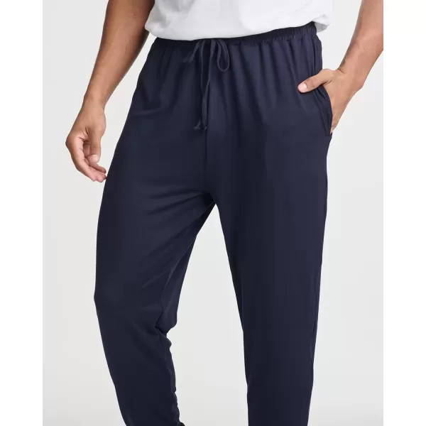 Real Essentials 3 Pack Mens Soft Lounge Sleep Joggers  Pajama Pants Drawstring ampamp Pockets Available in Big ampamp TallSet 6