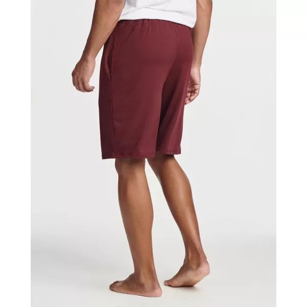 Real Essentials 3 Pack Mens Soft Pajama Shorts with Drawstring ampamp Pockets 4Way Stretch ampamp Wicking Available In Big ampamp TallSet 1