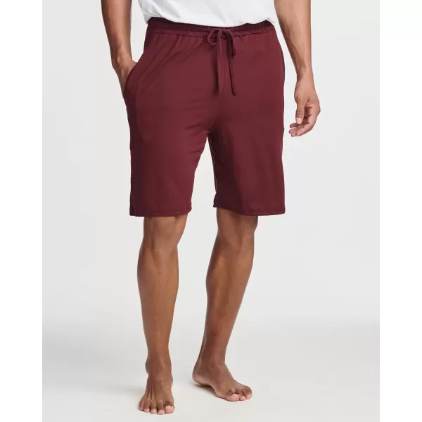 Real Essentials 3 Pack Mens Soft Pajama Shorts with Drawstring ampamp Pockets 4Way Stretch ampamp Wicking Available In Big ampamp TallSet 1