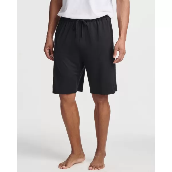 Real Essentials 3 Pack Mens Soft Pajama Shorts with Drawstring ampamp Pockets 4Way Stretch ampamp Wicking Available In Big ampamp TallSet 2