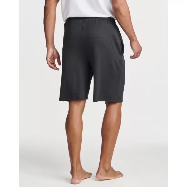 Real Essentials 3 Pack Mens Soft Pajama Shorts with Drawstring ampamp Pockets 4Way Stretch ampamp Wicking Available In Big ampamp TallSet 4
