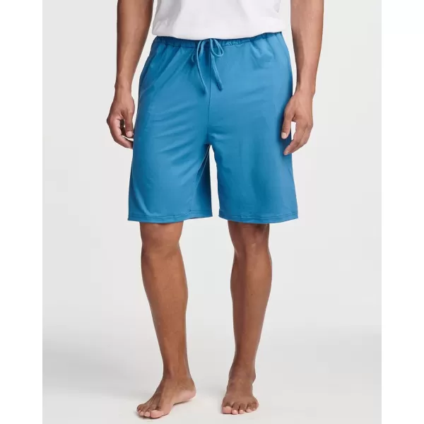 Real Essentials 3 Pack Mens Soft Pajama Shorts with Drawstring ampamp Pockets 4Way Stretch ampamp Wicking Available In Big ampamp TallSet 5