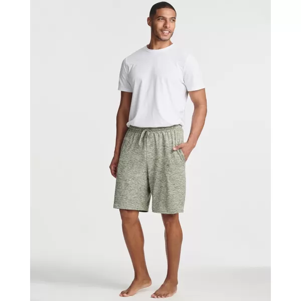 Real Essentials 3 Pack Mens Soft Pajama Shorts with Drawstring ampamp Pockets 4Way Stretch ampamp Wicking Available In Big ampamp TallSet 7