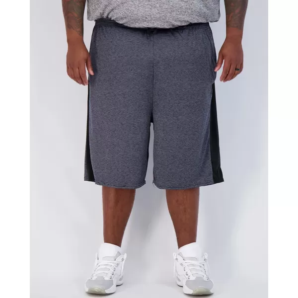 Real Essentials Mens Big ampamp Tall 3Pack Dry Fit ampamp Mesh Active Athletic Perfomance Shorts 3X5XDry Fitset B