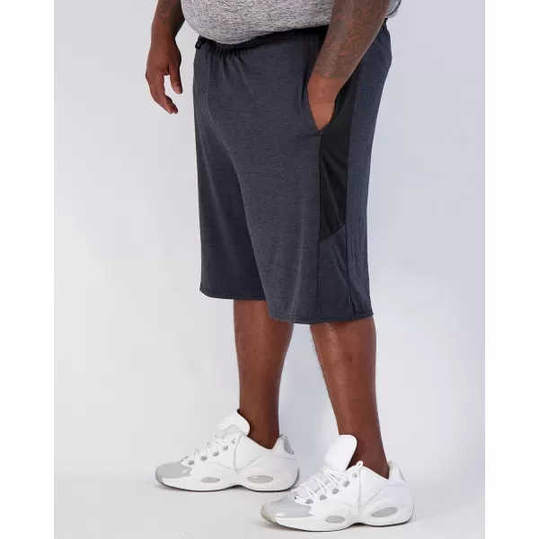 Real Essentials Mens Big ampamp Tall 3Pack Dry Fit ampamp Mesh Active Athletic Perfomance Shorts 3X5XDry Fitset E