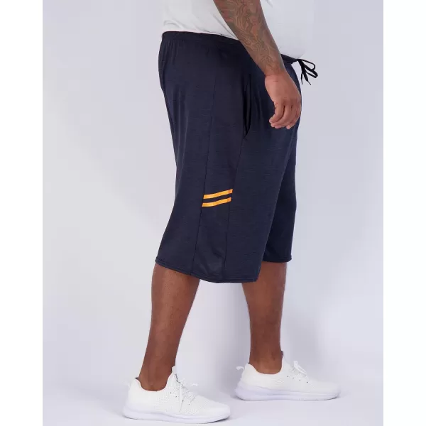 Real Essentials Mens Big ampamp Tall 3Pack Dry Fit ampamp Mesh Active Athletic Perfomance Shorts 3X5XDry Fitset H