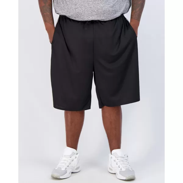 Real Essentials Mens Big ampamp Tall 3Pack Dry Fit ampamp Mesh Active Athletic Perfomance Shorts 3X5XMeshset H