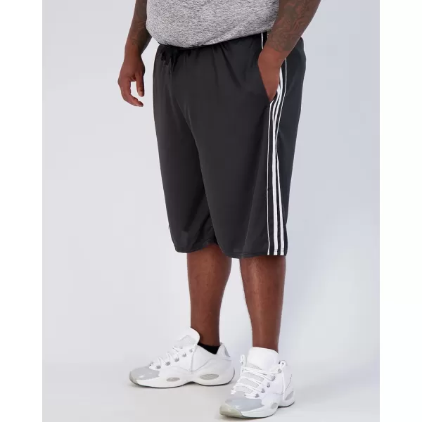 Real Essentials Mens Big ampamp Tall 3Pack Dry Fit ampamp Mesh Active Athletic Perfomance Shorts 3X5XMeshset H