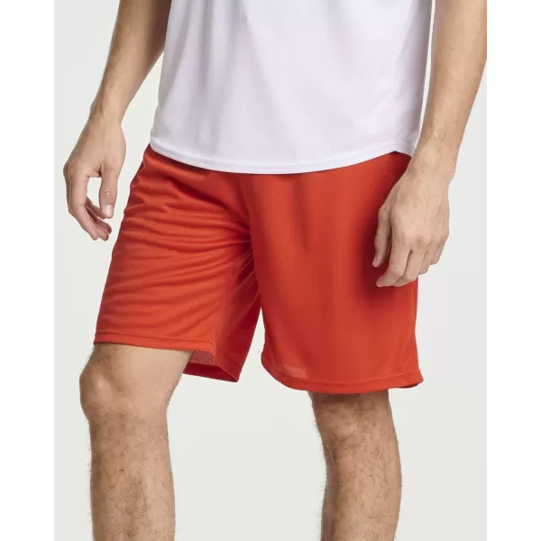 Real Essentials 3 Pack Mens 2 in 1 DryFit 7quot Running Workout Gym Shorts with Compression Liner Available in Big ampamp TallSet 4