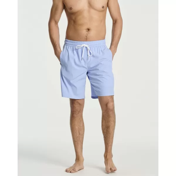 Real Essentials 3 Pack Mens 9quot Inch 2 in 1 Board Shorts with Compression Liner  Bathing Suit with Back Flap PocketSet 7