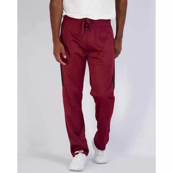 Real Essentials 3 Pack Mens Active Athletic Casual Tricot Open Bottom Sweatpants with Pockets Available in Big ampamp TallSet 6