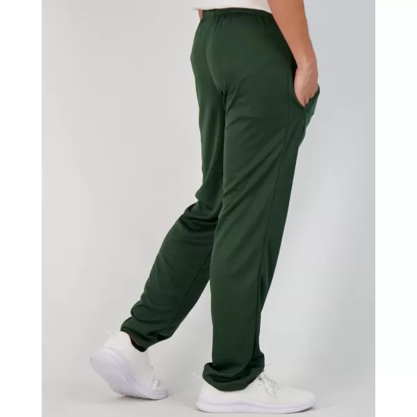 Real Essentials 3 Pack Mens Mesh Athletic Gym Workout Lounge Open Bottom Sweatpants with Pockets Available in Big ampamp TallSet 3