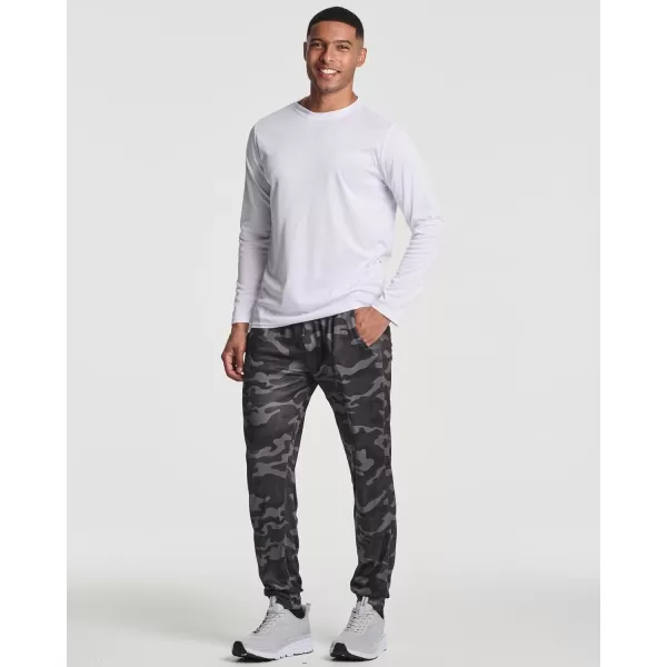 Real Essentials 3 Pack Mens Tech Mesh Active Athletic Casual Jogger Sweatpants with PocketsAvailable in Big ampamp TallSet 3