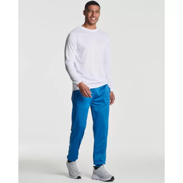 Real Essentials 3 Pack Mens Tech Mesh Active Athletic Casual Jogger Sweatpants with PocketsAvailable in Big ampamp TallSet 4