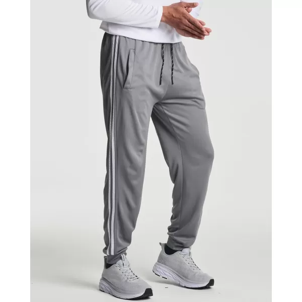 Real Essentials 3 Pack Mens Tech Mesh Active Athletic Casual Jogger Sweatpants with PocketsAvailable in Big ampamp TallSet 5